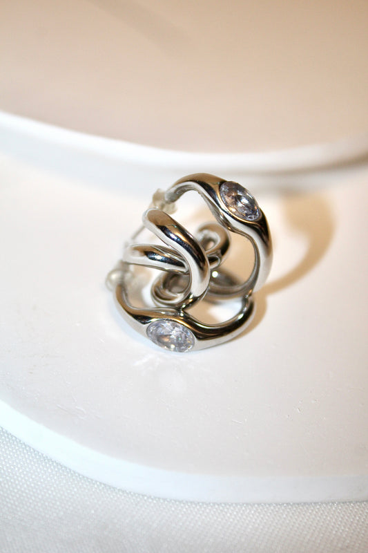 Íris Earring Prateado
